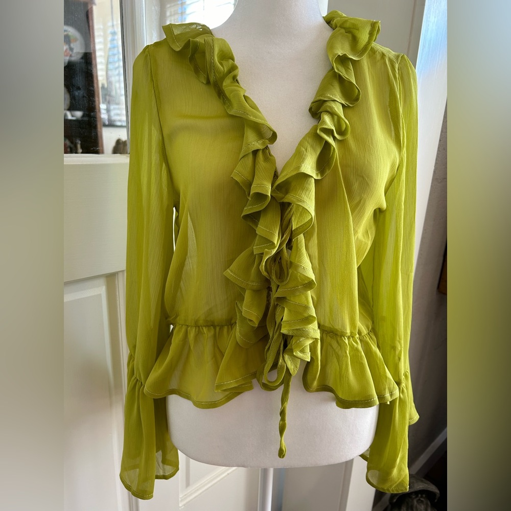 Pretty Lime-colored Top - New